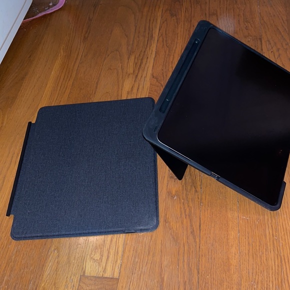 ZAGG SLIMBOOK ULTRATHIN KEYBOARD IPAD PRO 12.9 BLACK Apple 2 attachable pieces - Picture 11 of 12